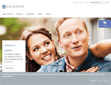 Tablet Screenshot of galenica.com